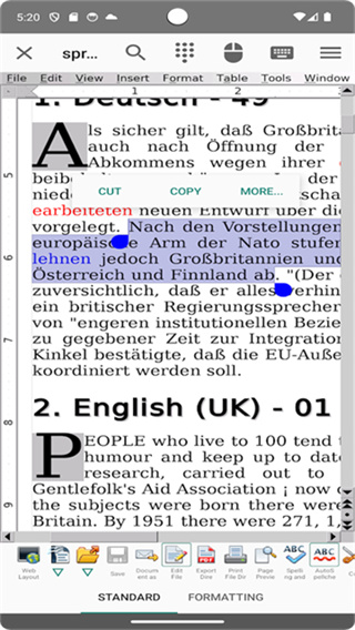 AndrOpen Office截图3