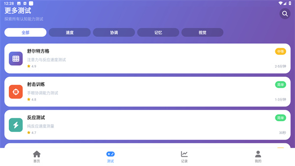 Human Benchmark反应力测试