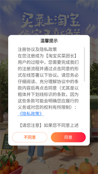 淘宝买菜团长