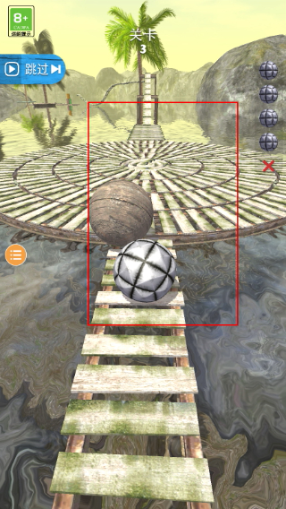 滚动冒险球goingballs