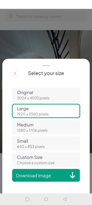 Pexels app
