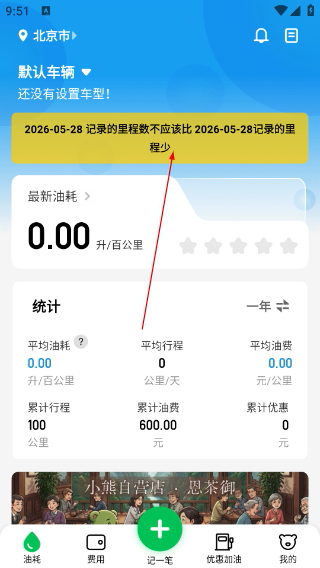 小熊油耗