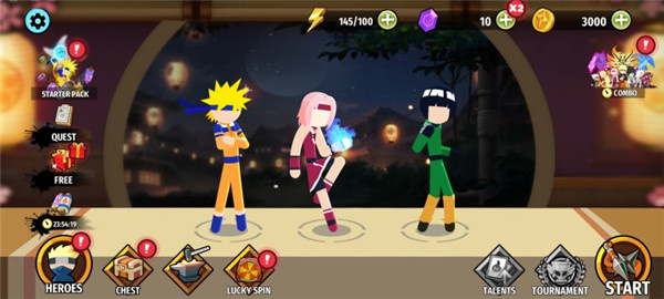 Stickman Ninja 3v3