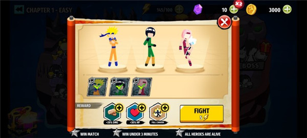 Stickman Ninja 3v3