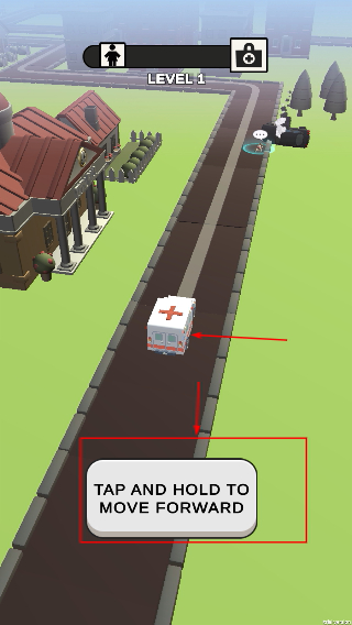 紧急救护车救援3d