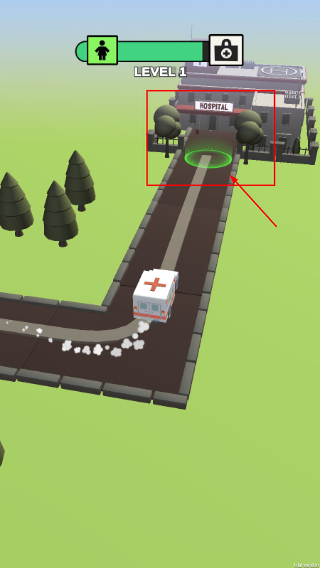 紧急救护车救援3d
