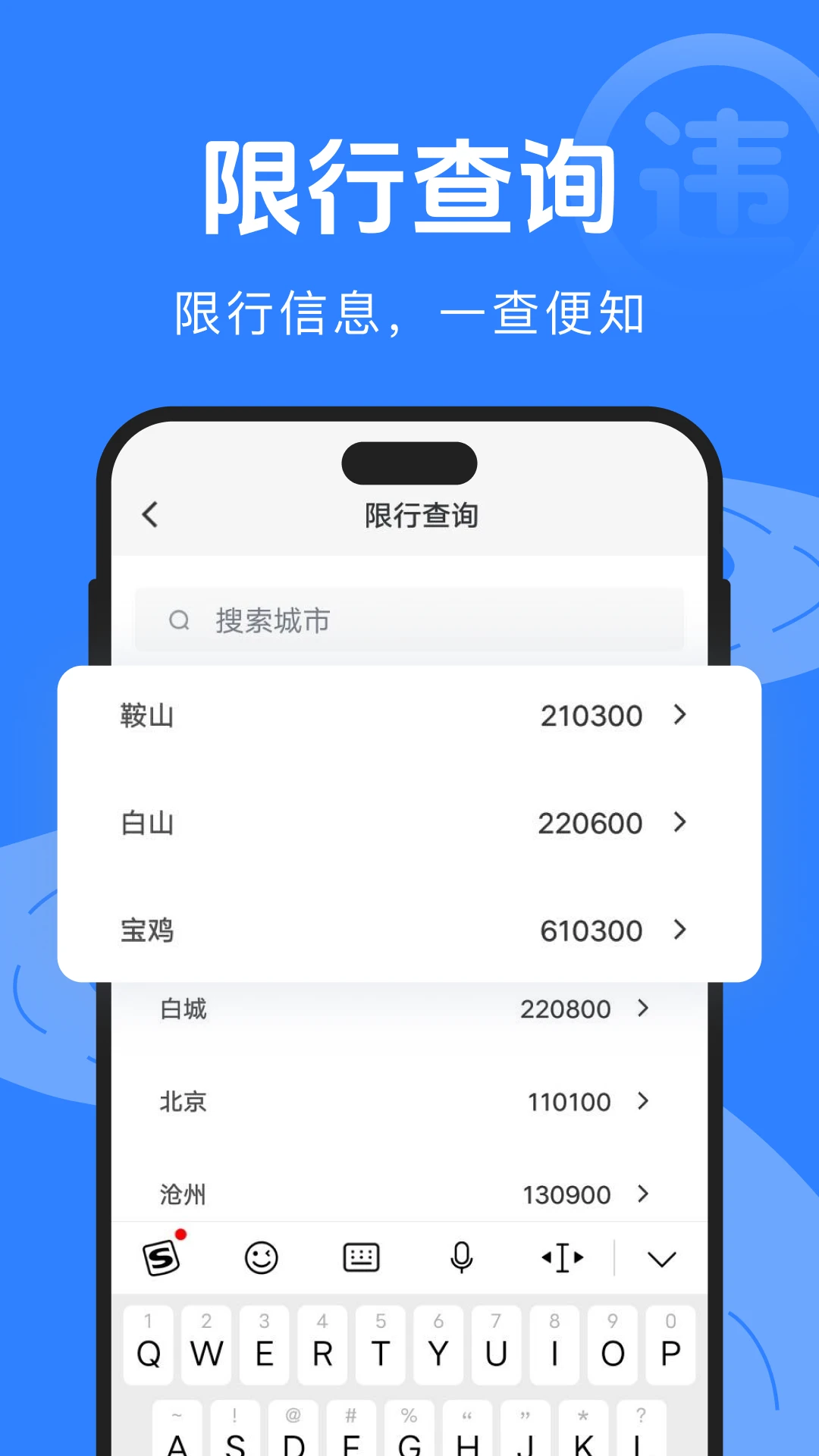 驾驶违规快查通截图1