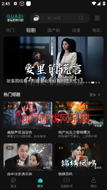 瓜子影视类型分类