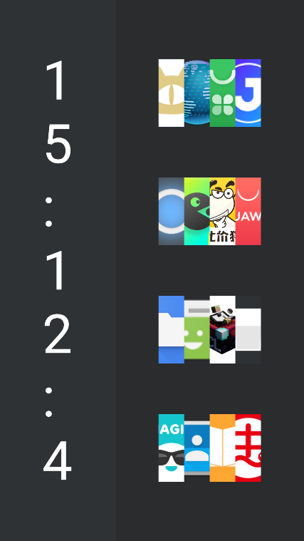 电视布局界面