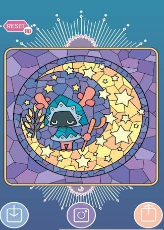 coloring luna涂色游戏截图2