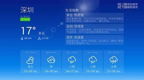 当贝天气截图1