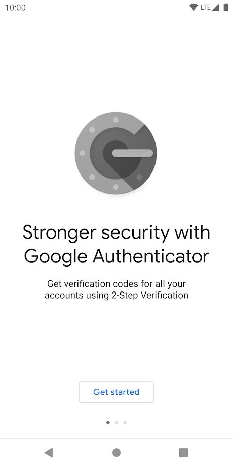 谷歌身份验证器app截图1