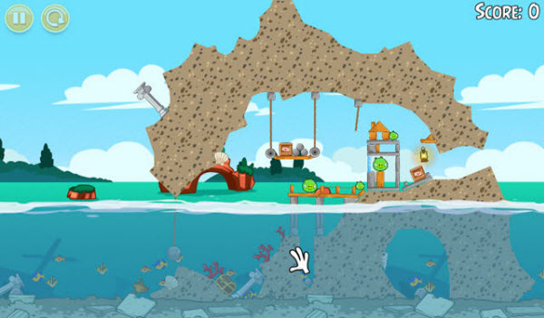愤怒的小鸟游戏夏季版截图2