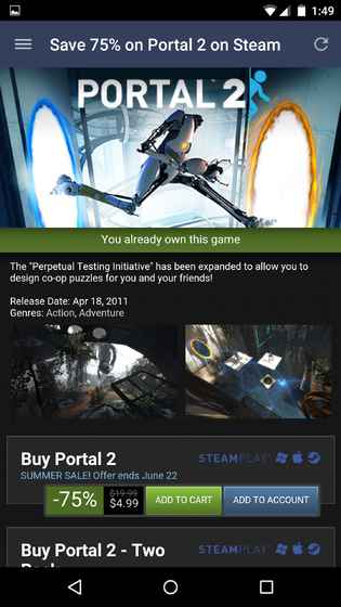 Steam平台客户端截图1