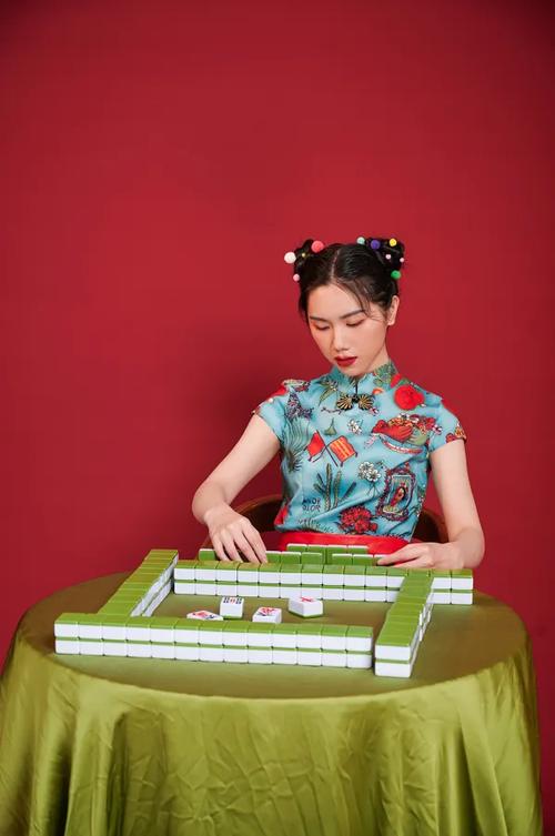 探索麻将文化,美人与智慧的完美结合