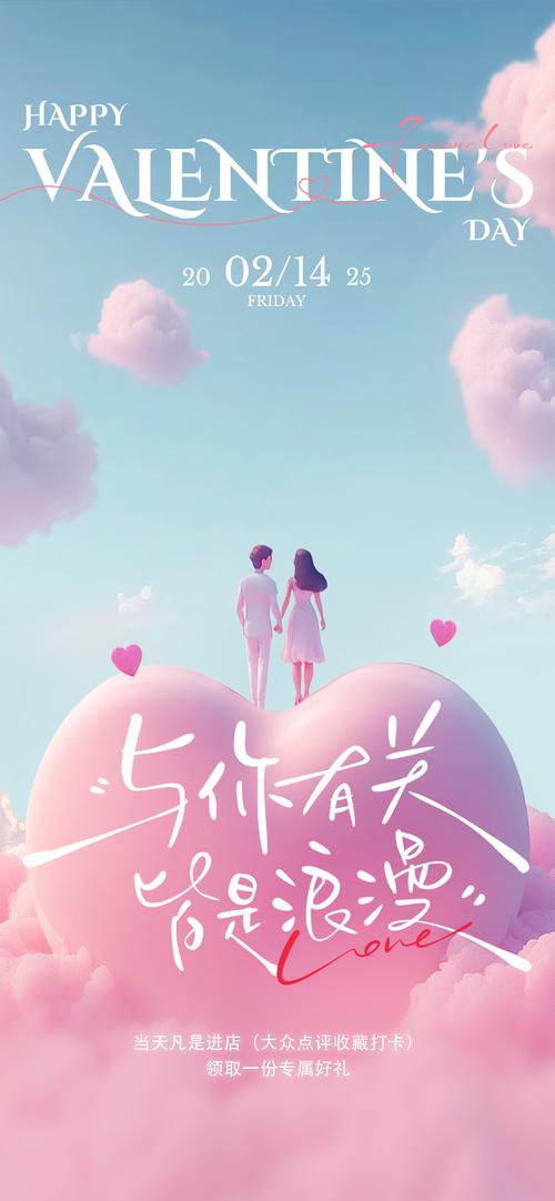 情人节，情侣间的甜蜜碰撞与浪漫共舞